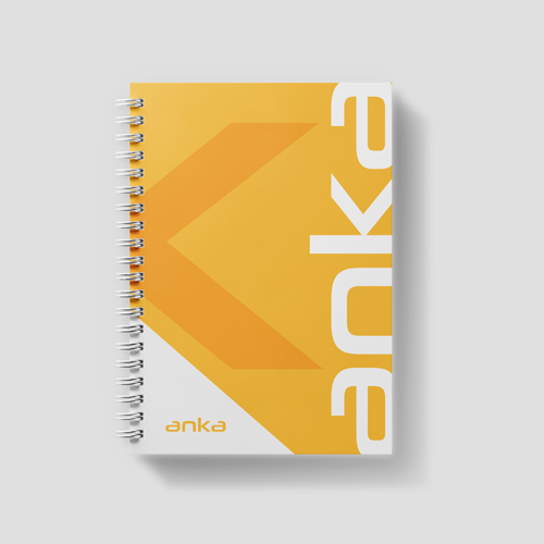 caderno personalizado capa dura wire-o branco
