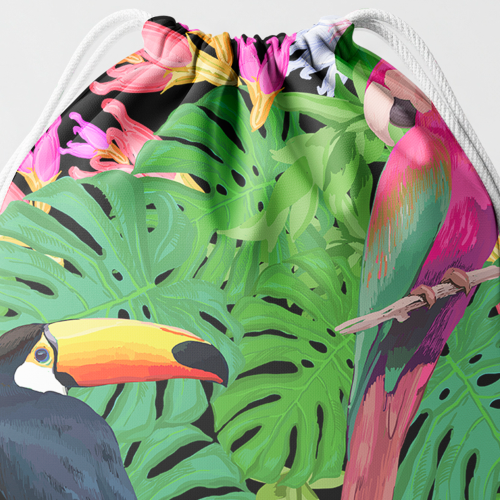 mochila saco personalizada - detalhe 2