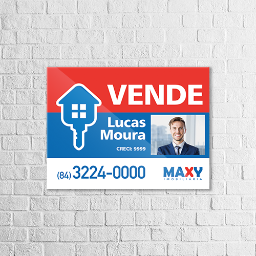 placa imobiliária