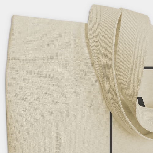 ecobag algodão cru - detalhe 2