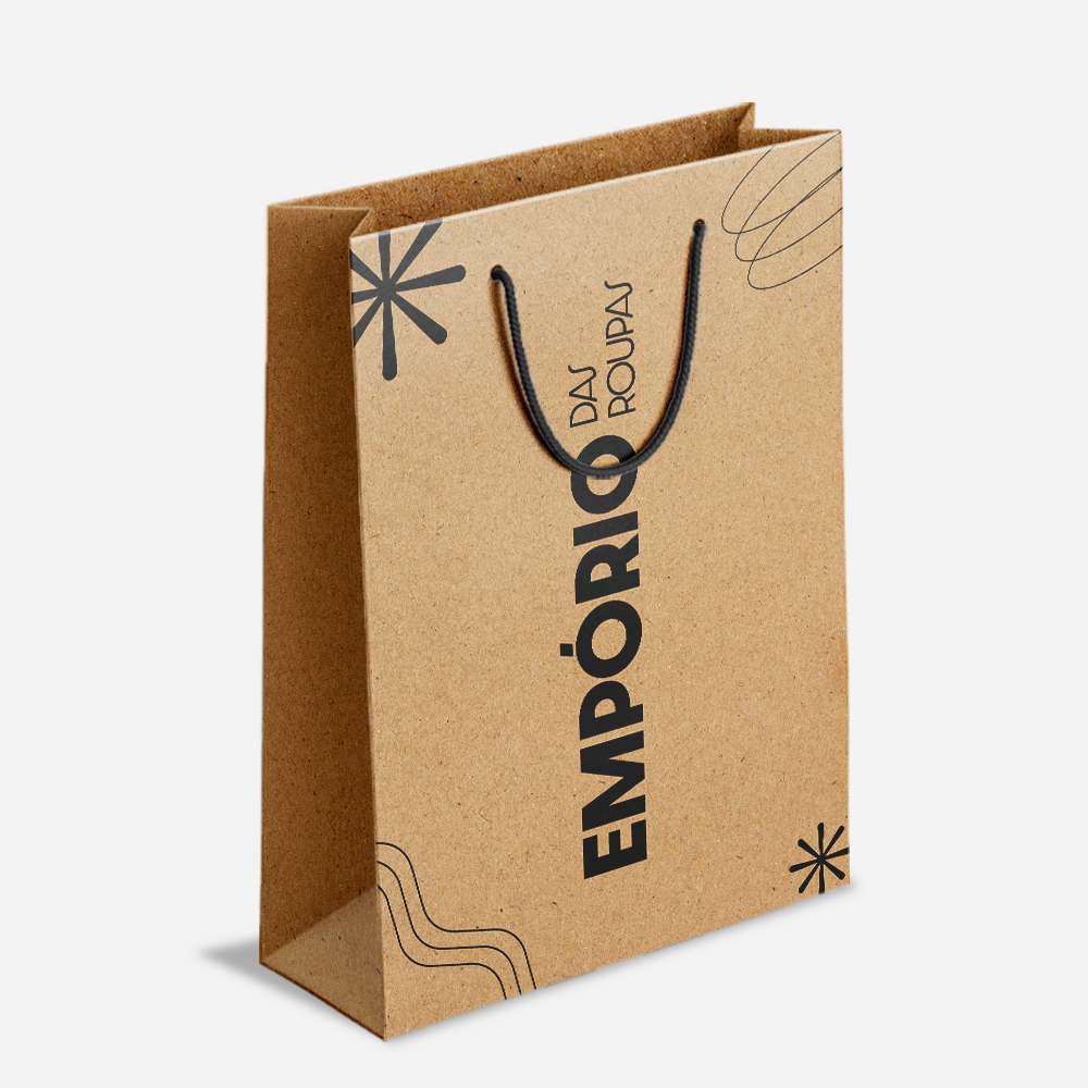 sacola papel personalizada