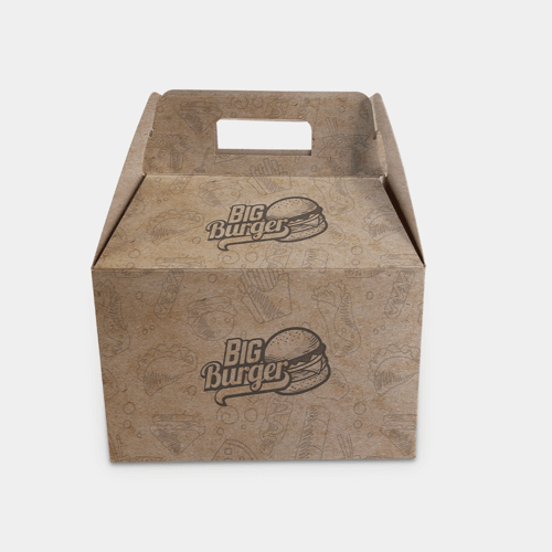 embalagem maleta kit lanche delivery - detalhe 3