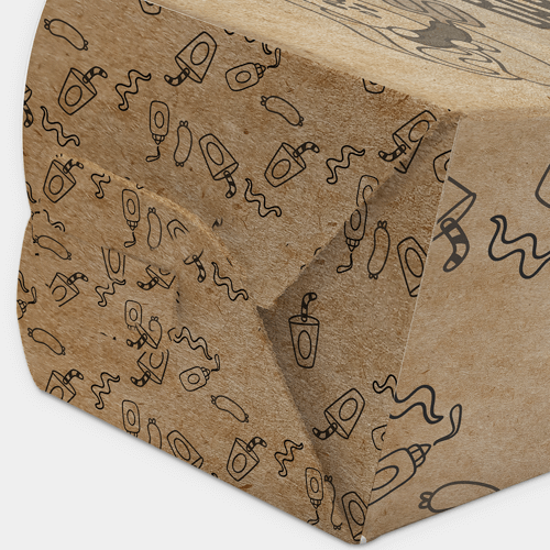 embalagem hot dog - detalhe 2