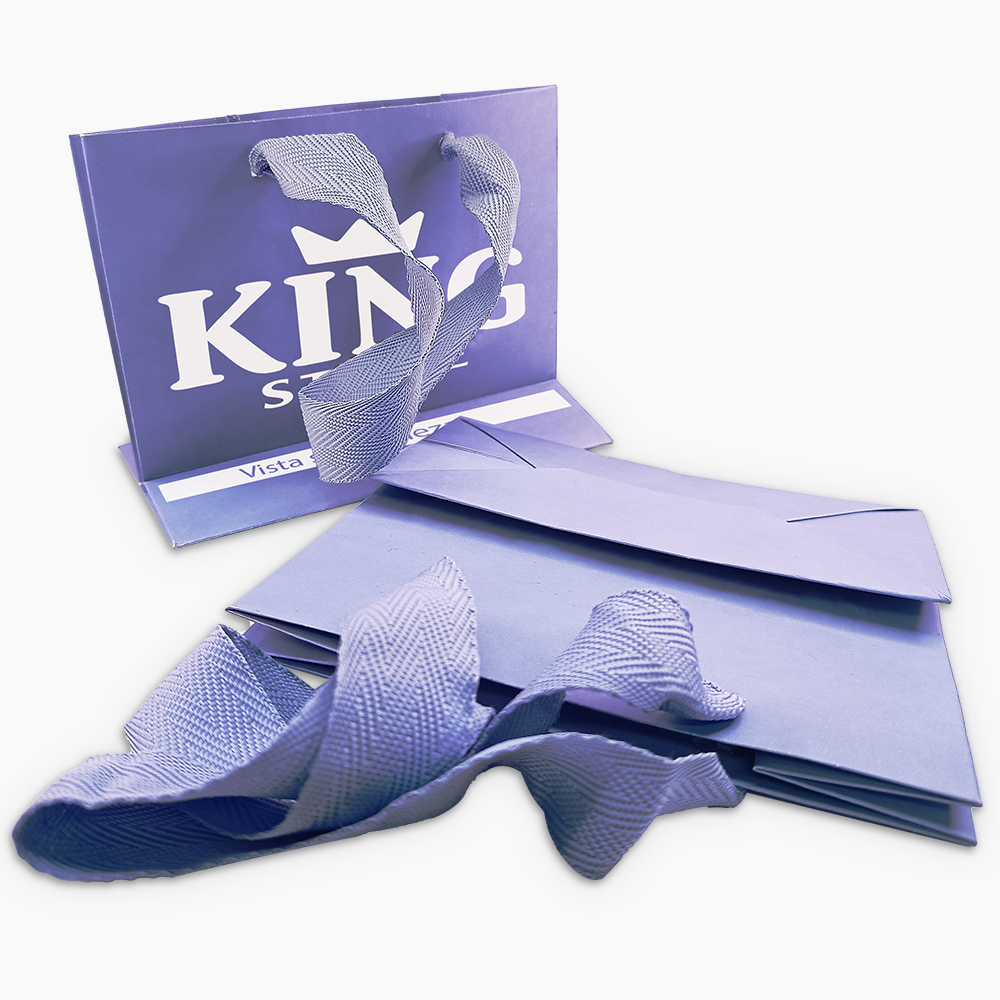 sacola papel personalizado silk premium - detalhe 3
