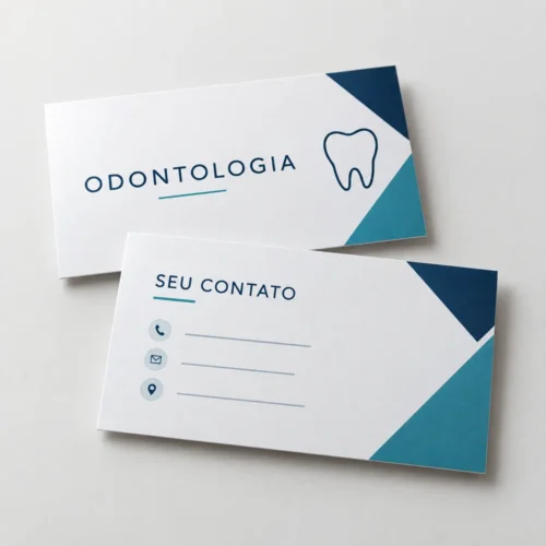 cartão de visita para dentista