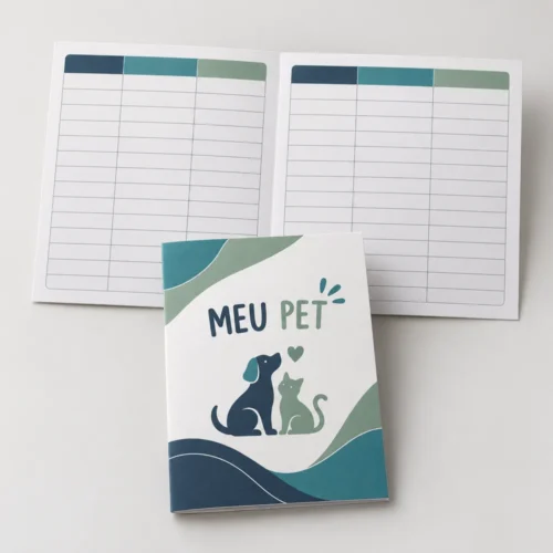 carteirinha de vacinação pet personalizada