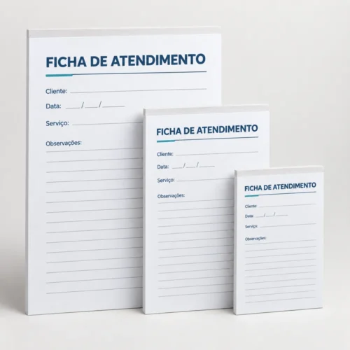 bloco e fichas para lash lifting