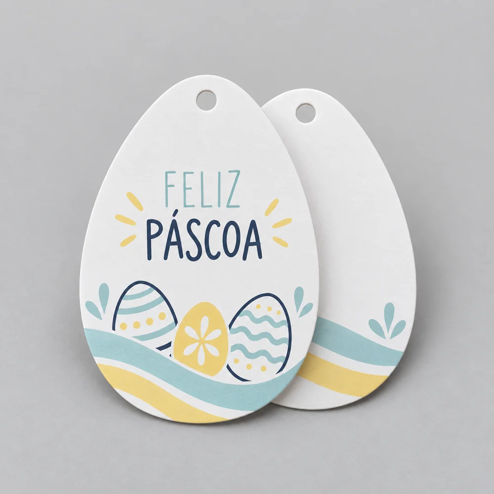 tag de páscoa personalizada