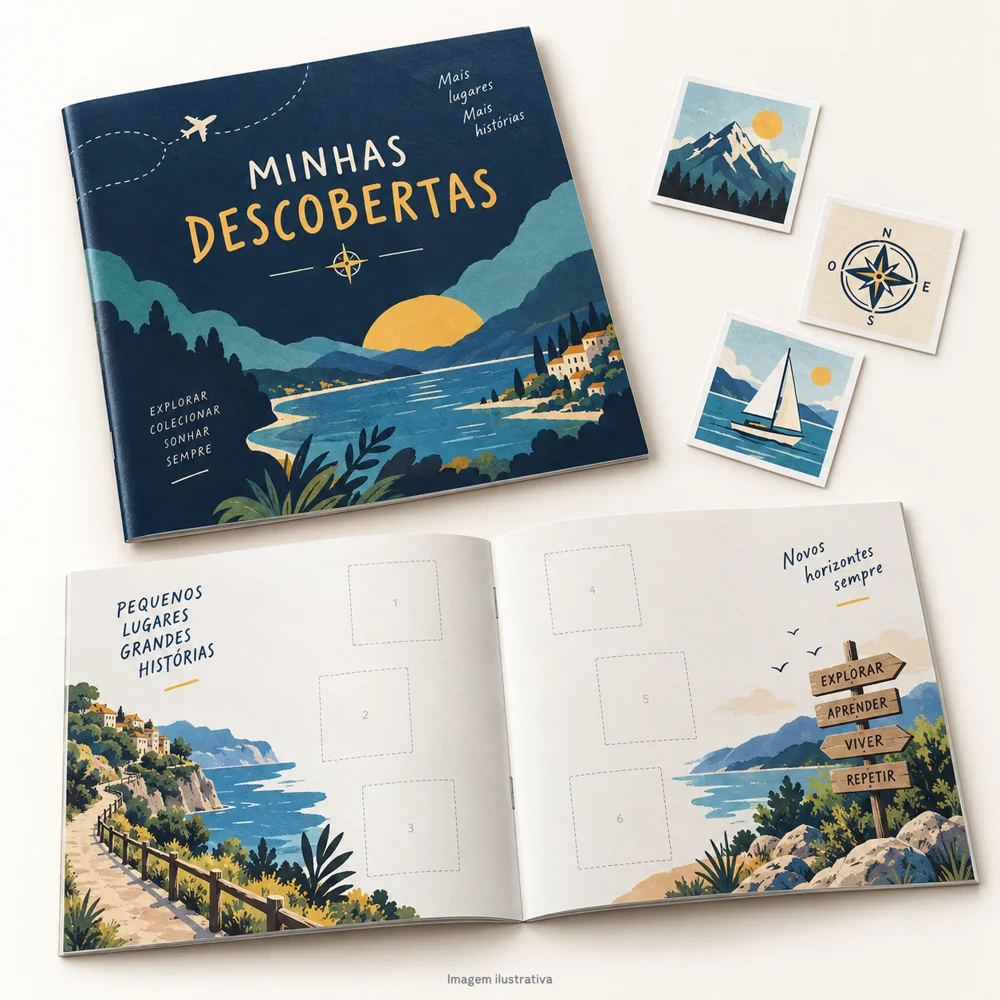 álbum de figurinhas personalizado