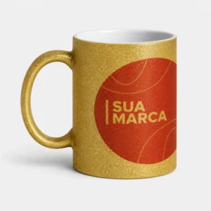 Glitter Dourado — Porcelana