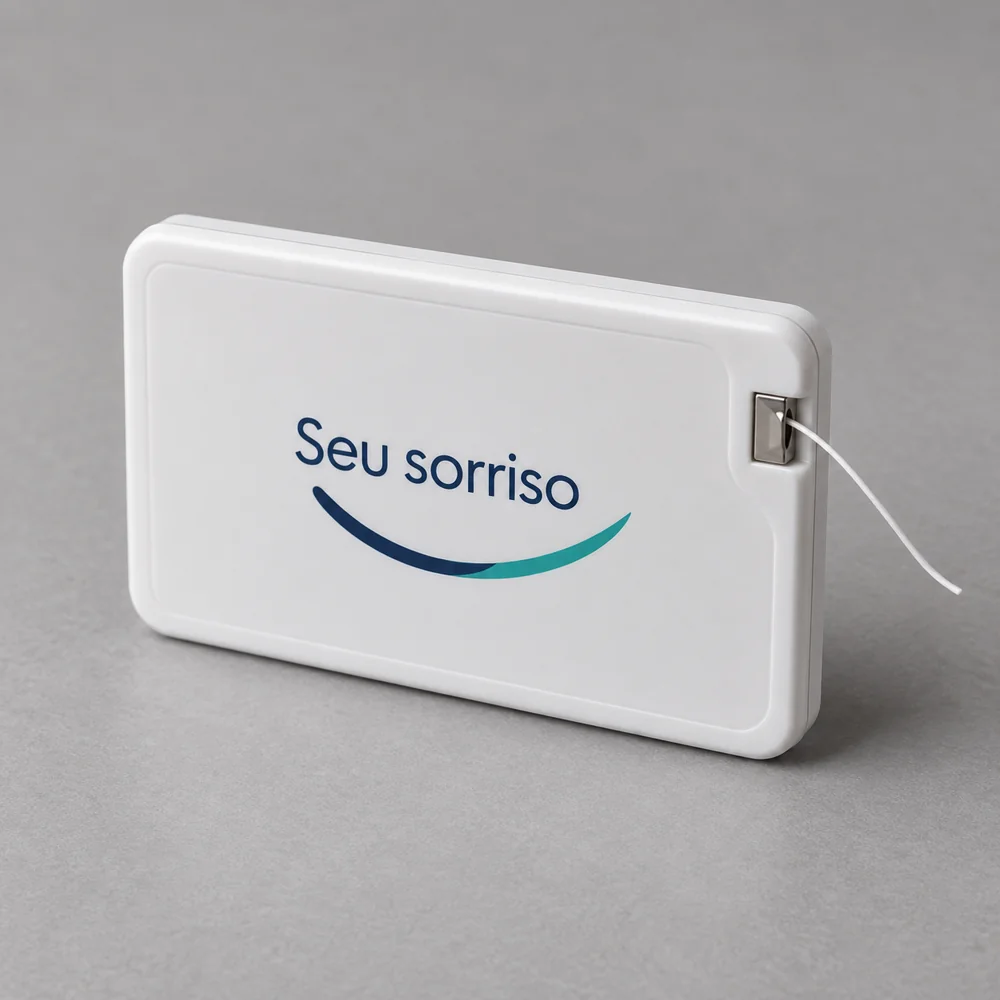 cartão fio dental personalizado
