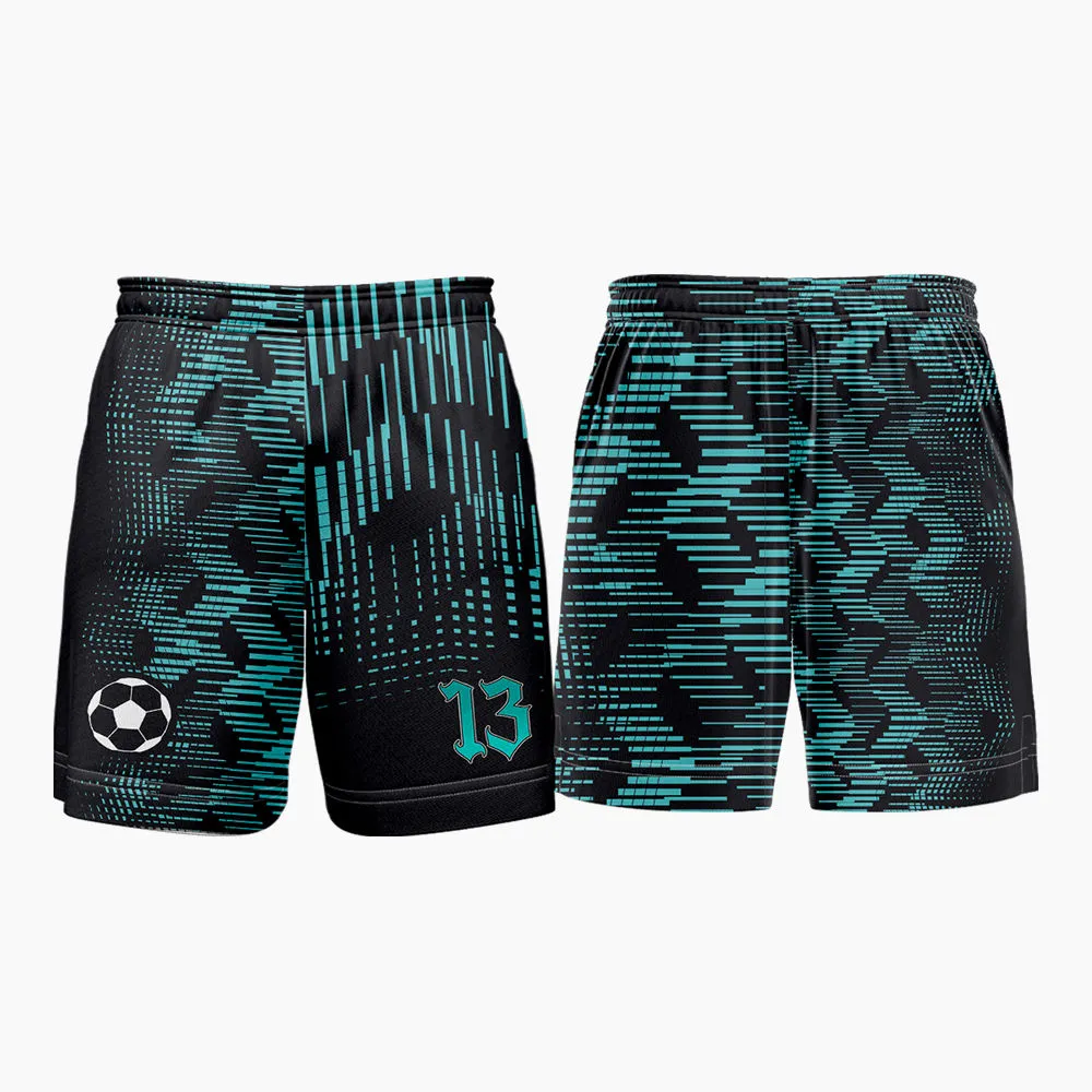 calção futebol juvenil barça personalizado
