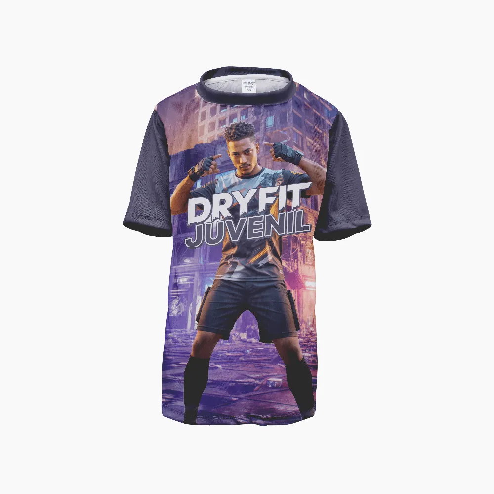 camiseta dry fit juvenil personalizada