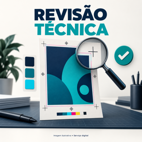 Revisão Técnica de Arquivo para Impressão — imagem ilustrativa de serviço digital