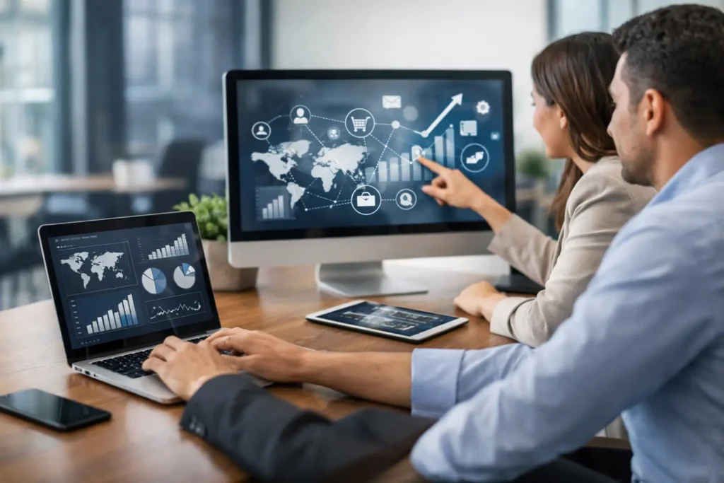 Como estruturar presença digital empresarial