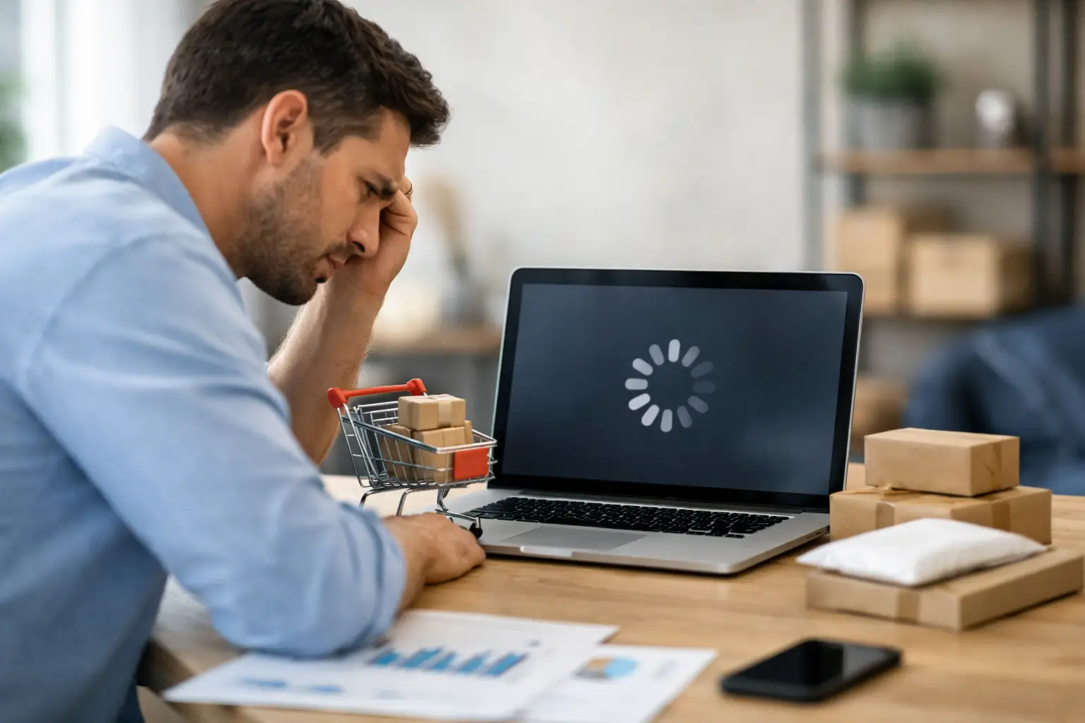 Como site lento afeta vendas online