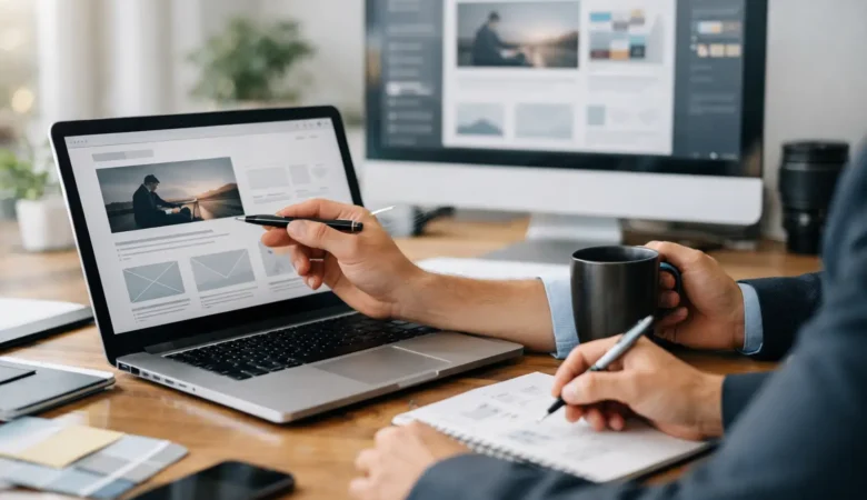 Criação de website corporativo na prática