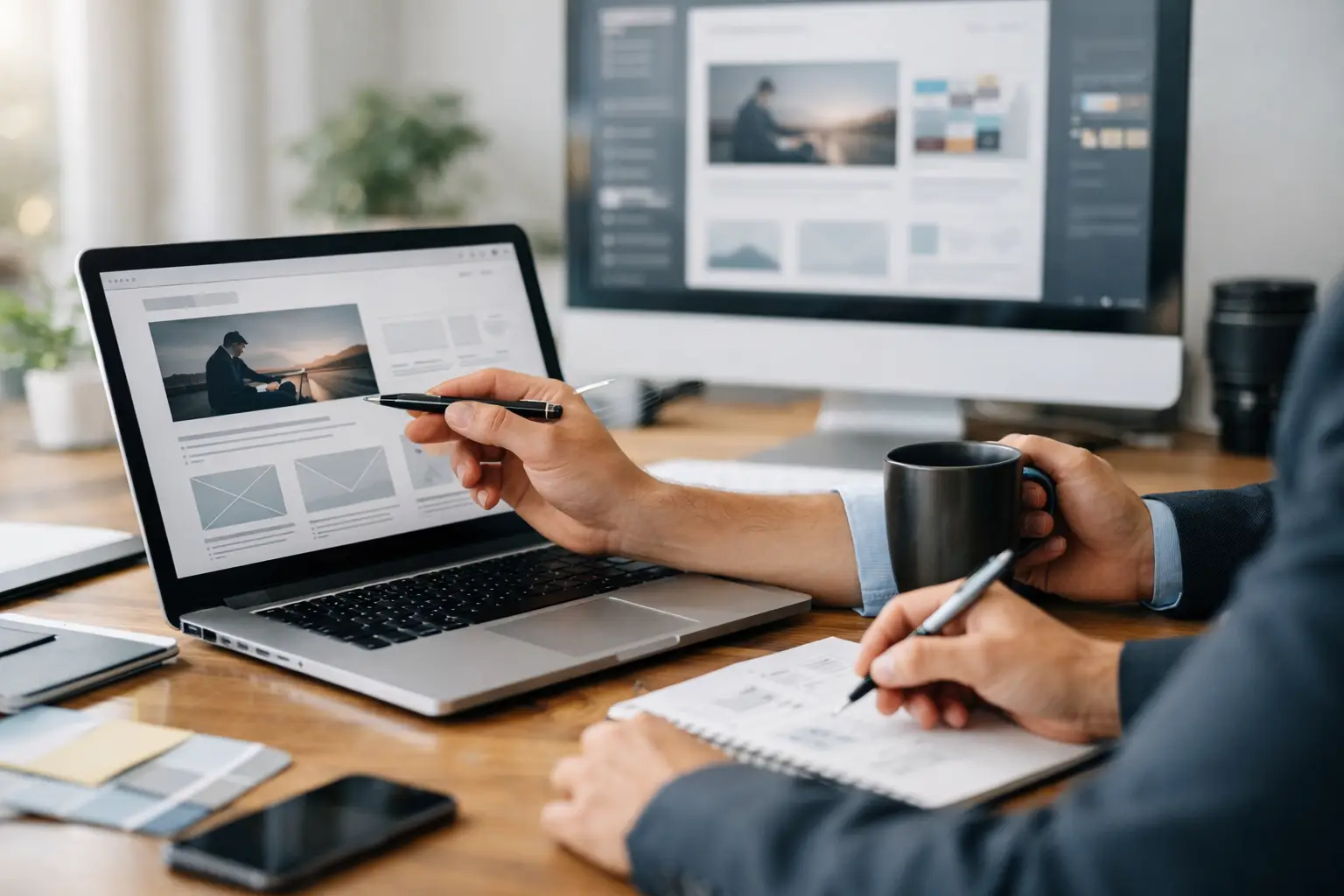 Criação de website corporativo na prática