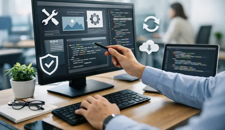 O que inclui manutenção de site empresarial?