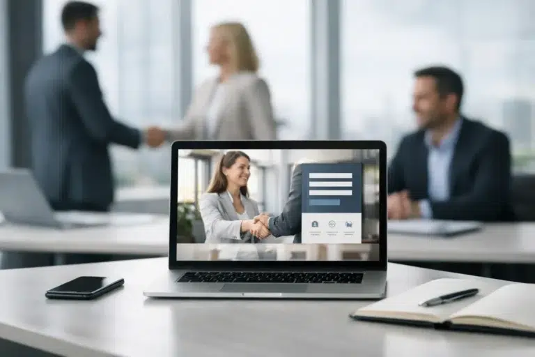 Landing page corporativa que gera oportunidades