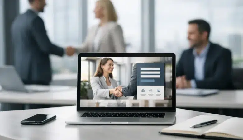 Landing page corporativa que gera oportunidades